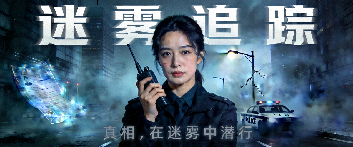 热门悬疑剧《迷雾追踪》封面海报